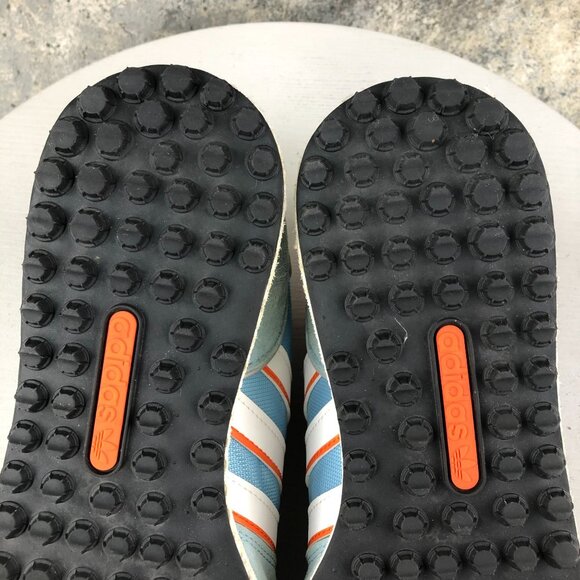 Adidas Mens Size 8.5 Robert Brooks x Silverbirch SPZL Clear Blue Sneakers BD7921 - Picture 10 of 12